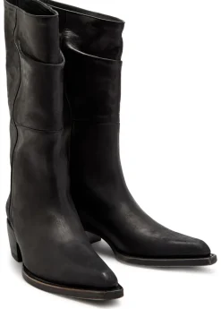 Clive 35 leather mid-calf boots