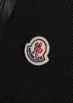 Close-knit and nylon jacket