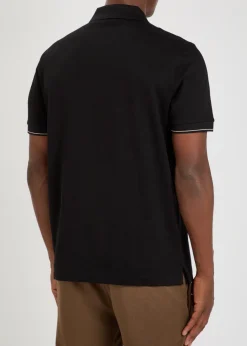Close-knit cotton polo shirt