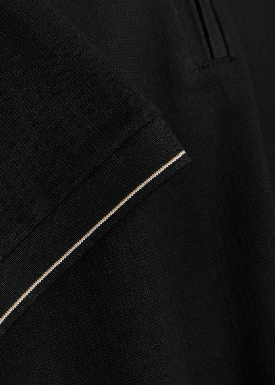 Close-knit cotton polo shirt