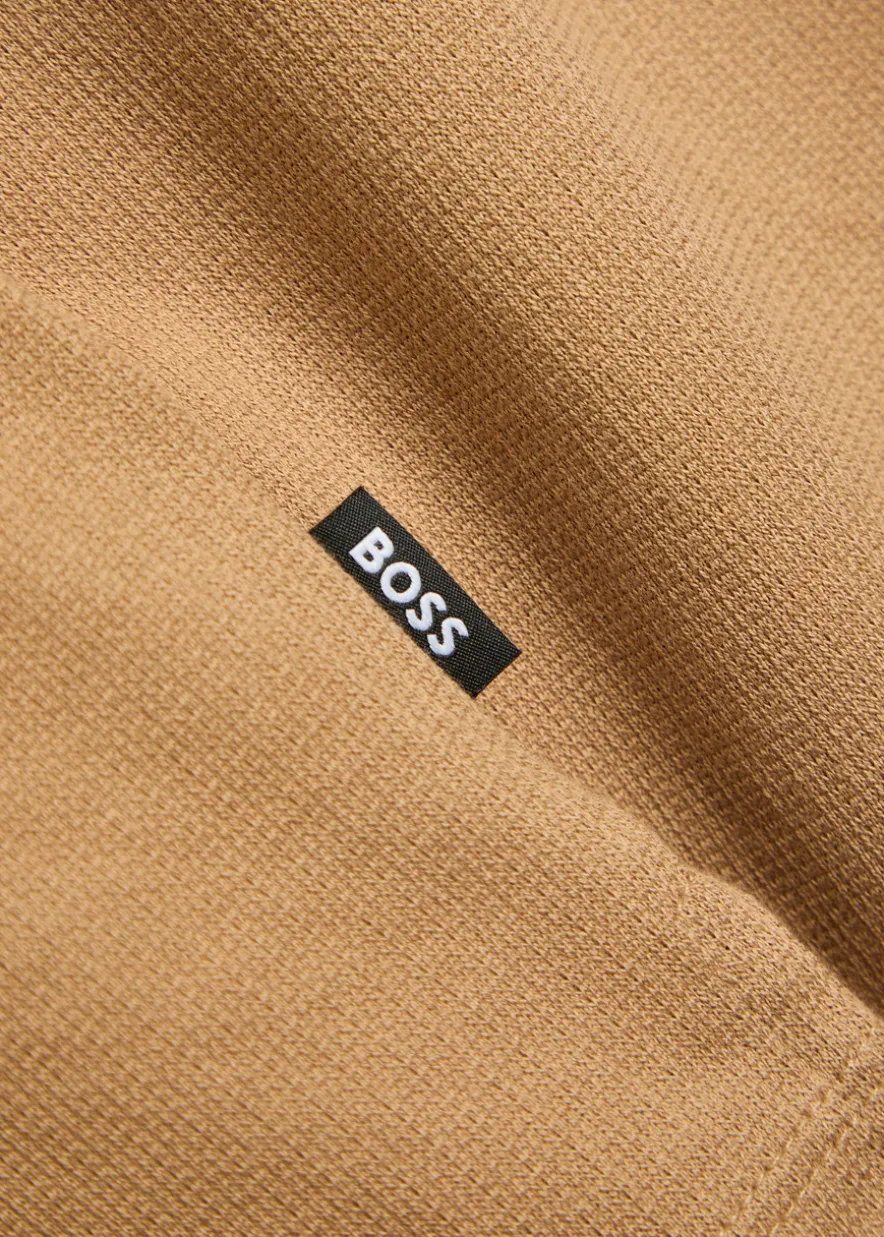 Close-knit cotton polo shirt