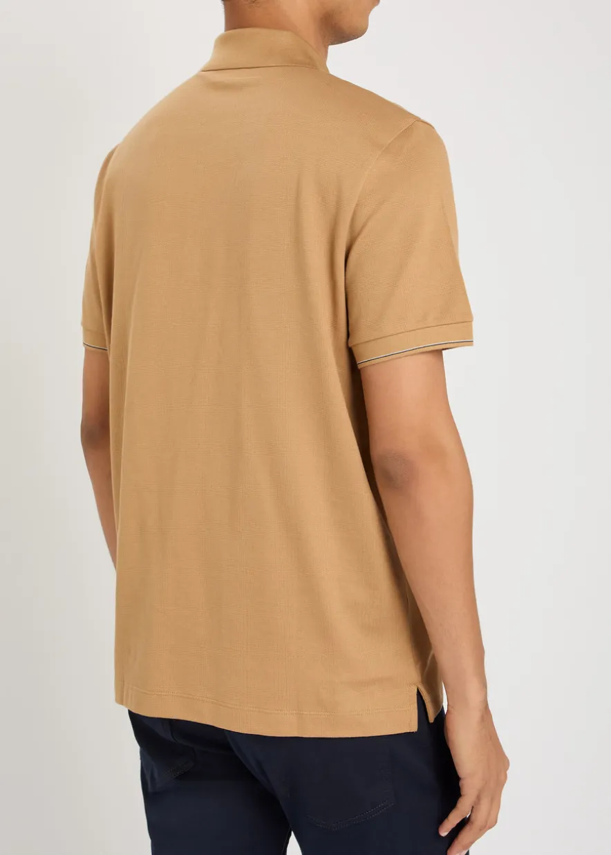Close-knit cotton polo shirt