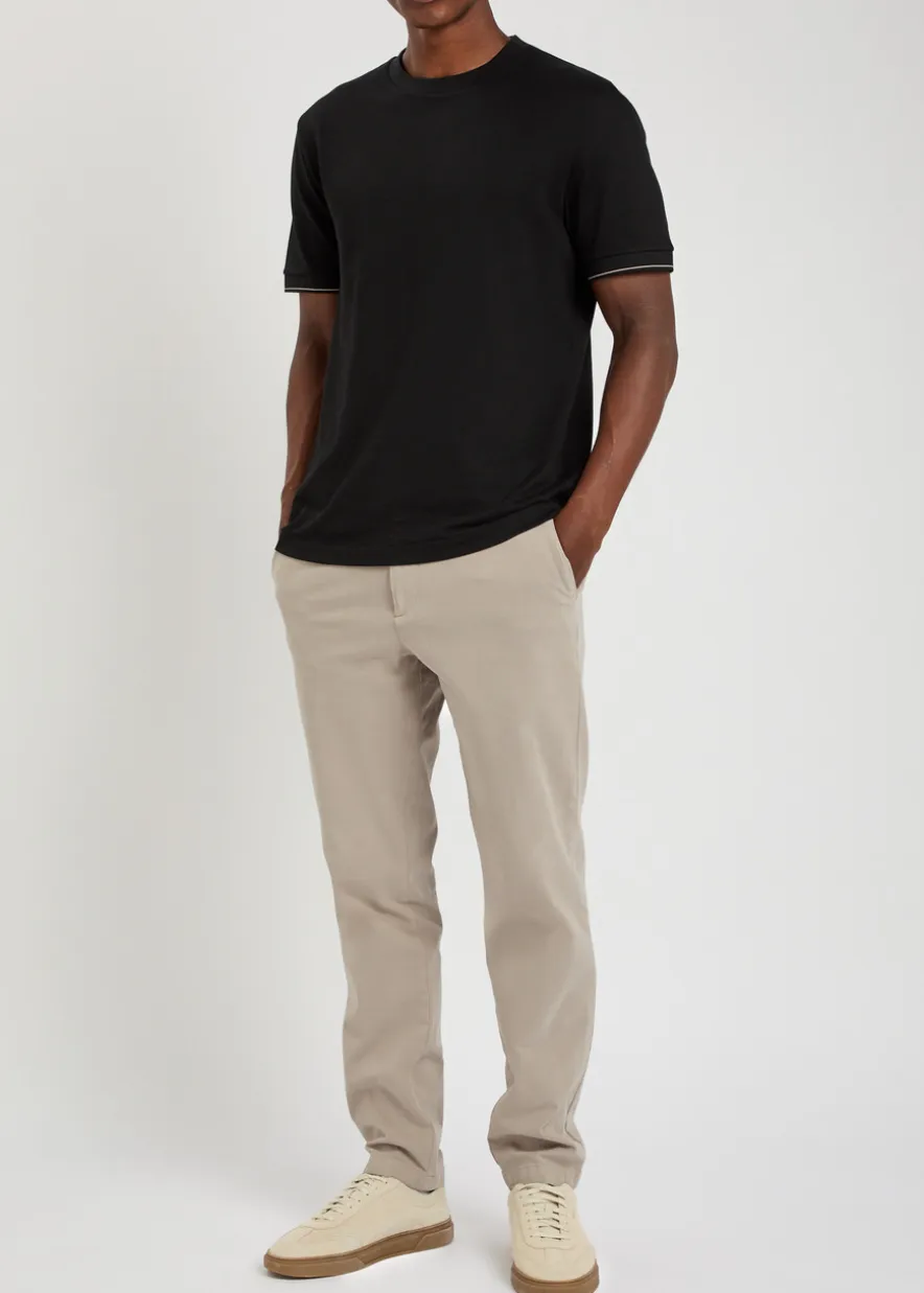 Close-knit cotton T-shirt
