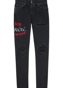 Club Amiri MX1 appliquéd skinny jeans