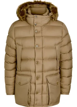 Clunye faux fur-trimmed nylon jacket