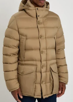 Clunye faux fur-trimmed nylon jacket