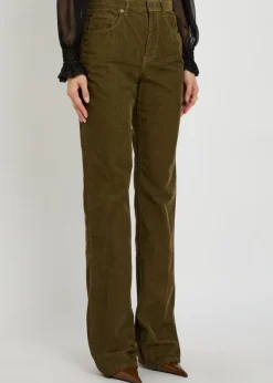 Clyde bootcut corduroy trousers