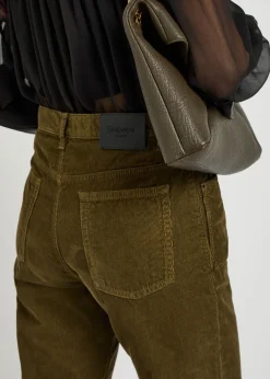 Clyde bootcut corduroy trousers