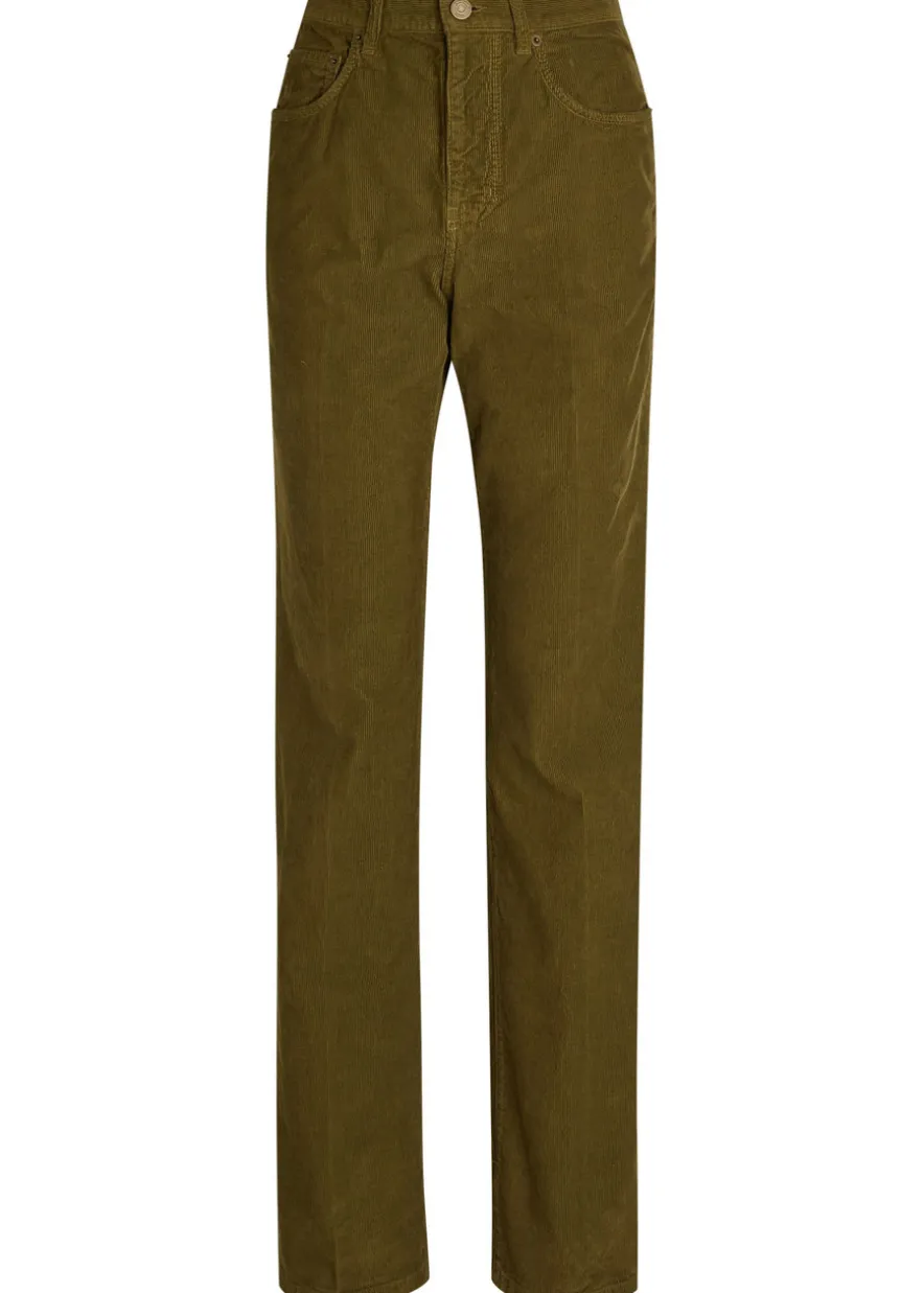 Clyde bootcut corduroy trousers