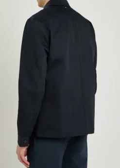 Coach patch pocket stretch-cotton overshirt