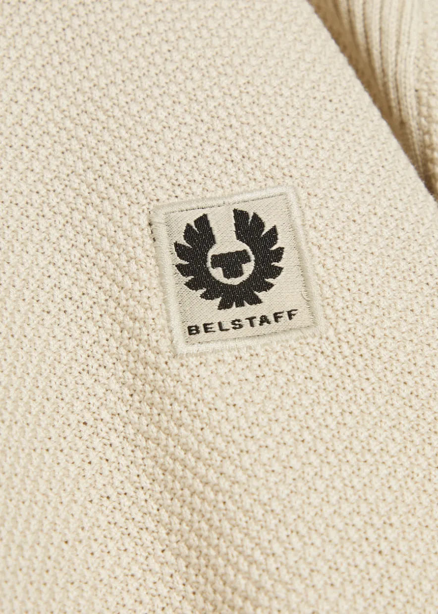 Coast piqué silk and cotton-blend jumper