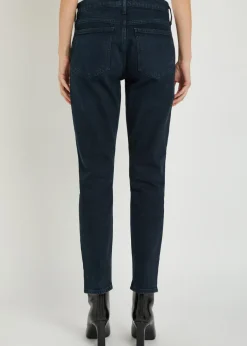 Cocktail ankle skinny-leg jeans