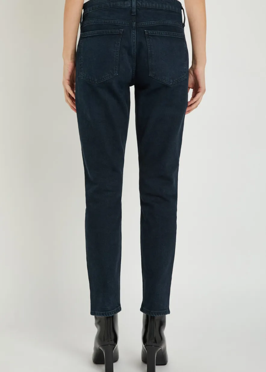 Cocktail ankle skinny-leg jeans