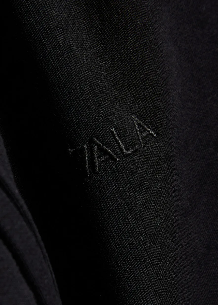 Cocoon hooded jersey sweatshirt