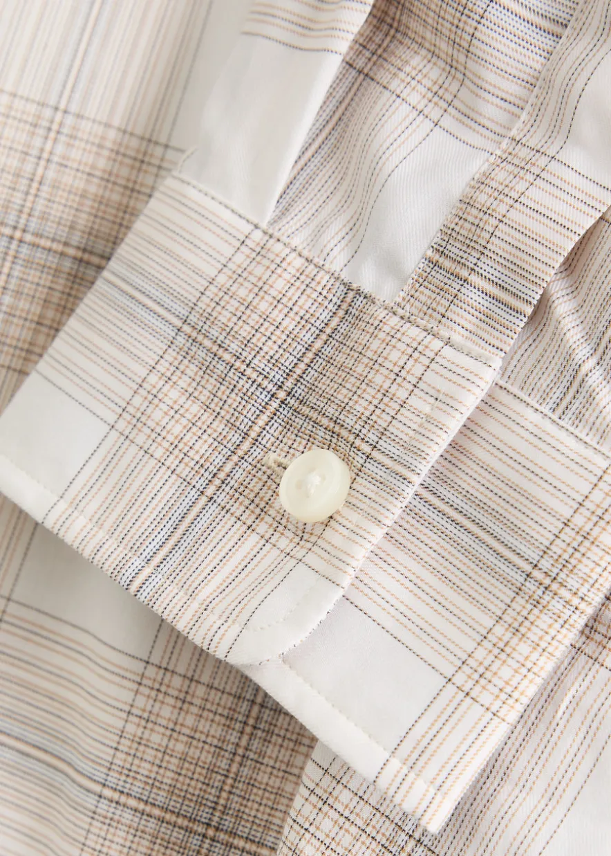Cody checked cotton-poplin shirt