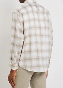 Cody checked cotton-poplin shirt