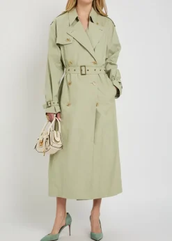 Cohen cotton-blend poplin trench coat