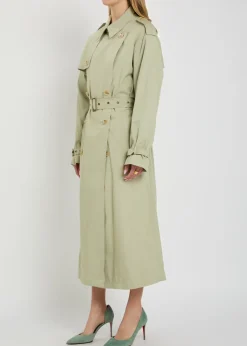Cohen cotton-blend poplin trench coat