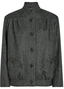 Coiba herringbone wool-blend jacket