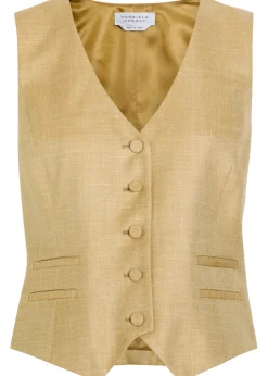 Coleridge wool and silk-blend vest