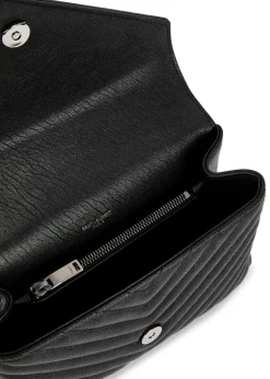 College medium leather shoulder bag