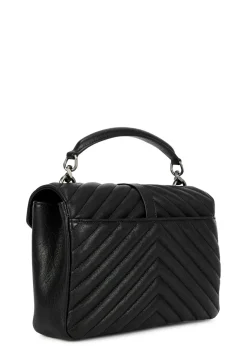 College medium leather shoulder bag