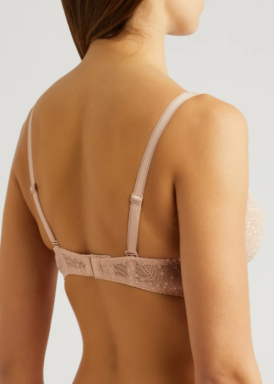 Comete lace soft-cup bra
