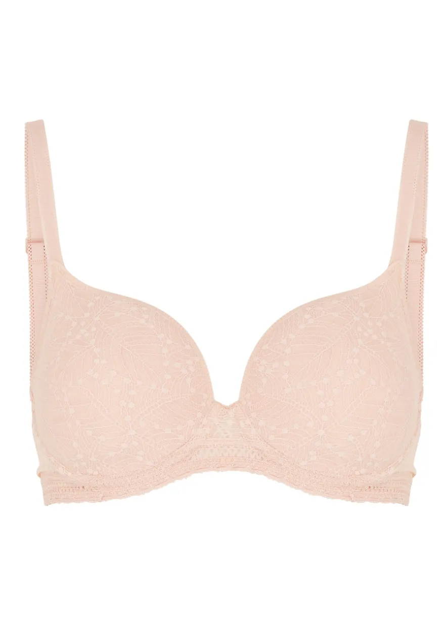 Comete Spacer underwired lace plunge bra