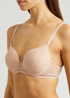 Comete Spacer underwired lace plunge bra