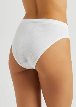 Comfort high-cut stretch-cotton briefs