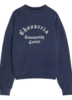Community printed cotton sweatshirt