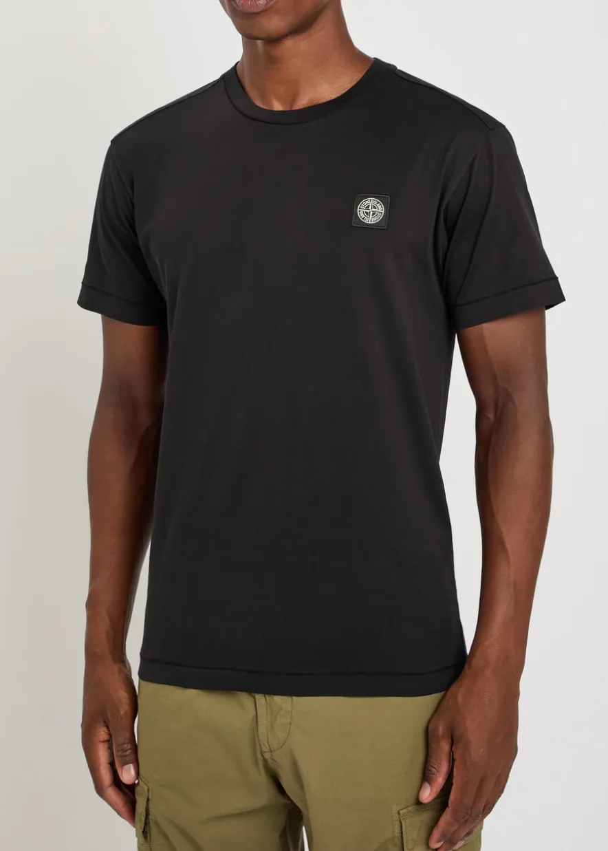 Compass logo cotton T-shirt