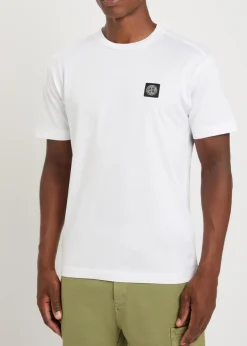 Compass logo cotton T-shirt