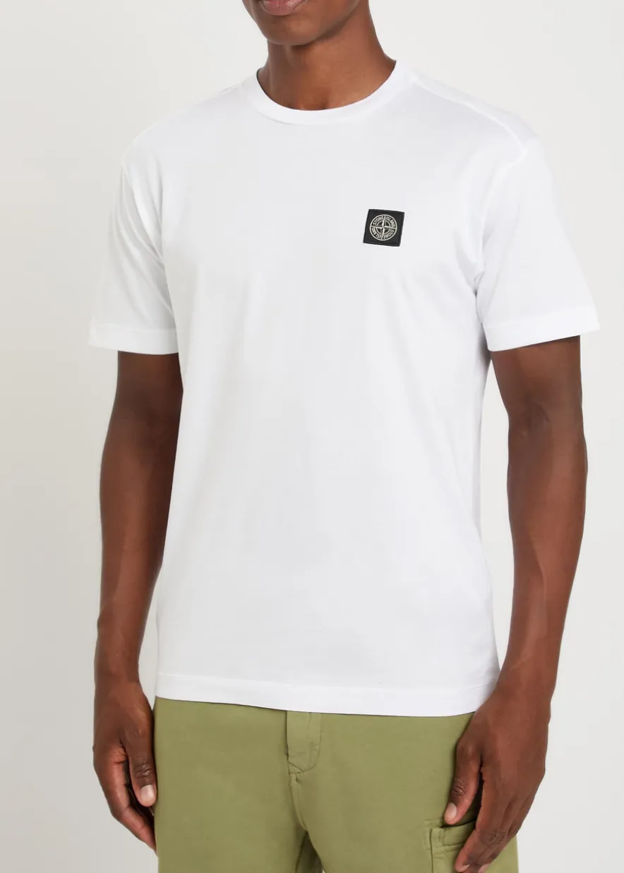 Compass logo cotton T-shirt
