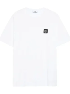 Compass logo cotton T-shirt
