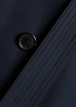 Conneley Dickey double-breasted twill trench coat