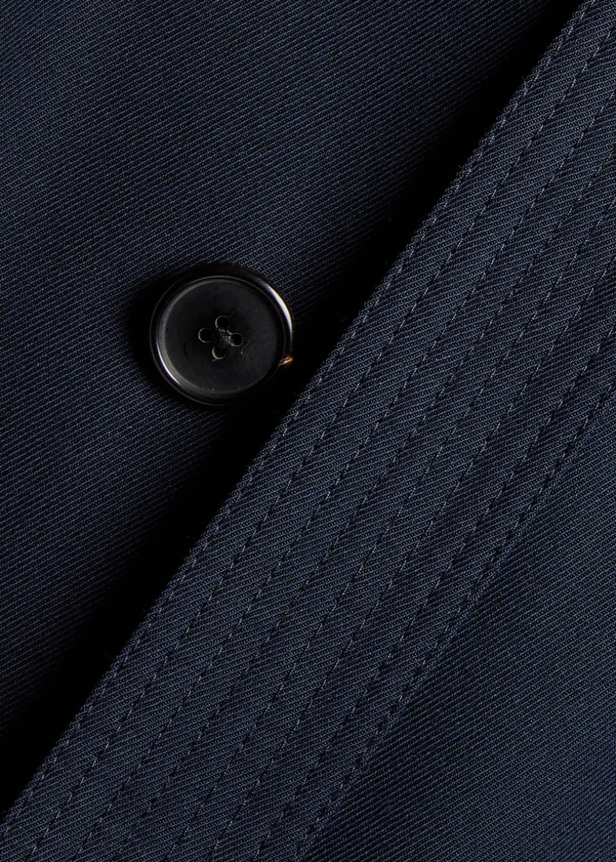 Conneley Dickey double-breasted twill trench coat