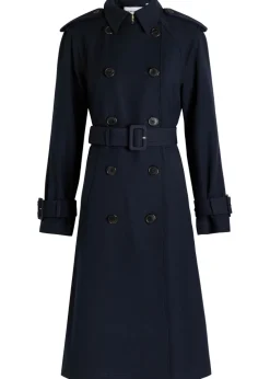 Conneley Dickey double-breasted twill trench coat