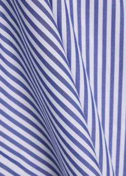Connie striped cotton-poplin shirt