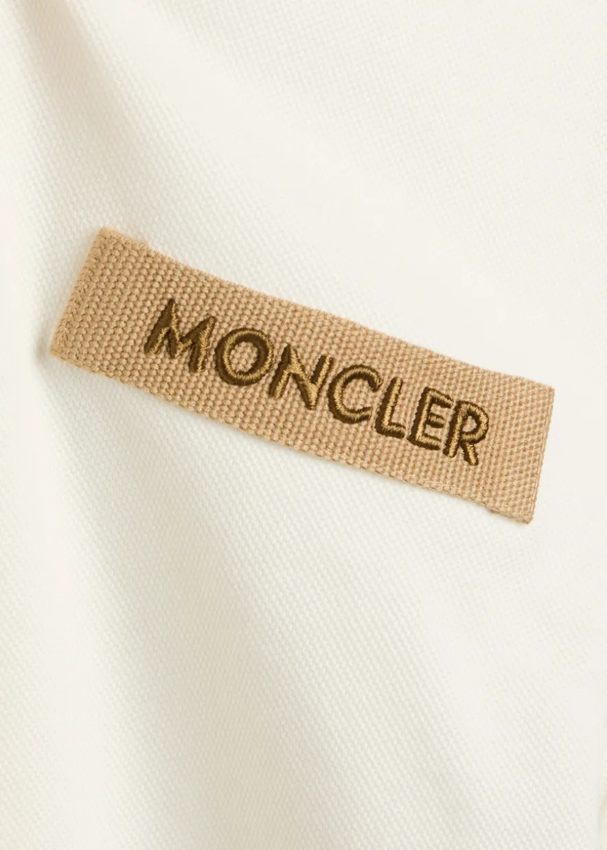 Contrasting-trim piqué cotton polo shirt