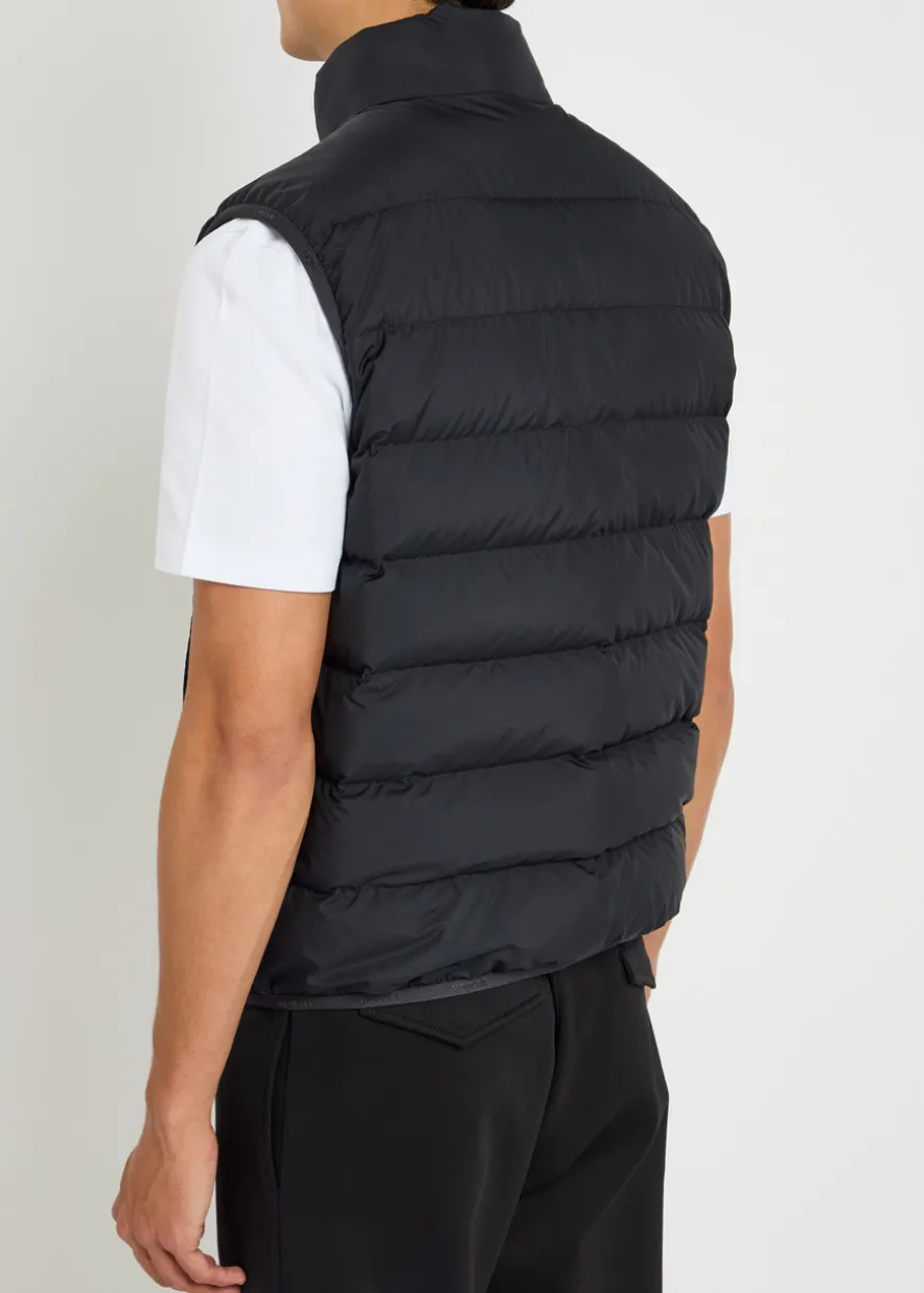 Contrin quilted shell gilet