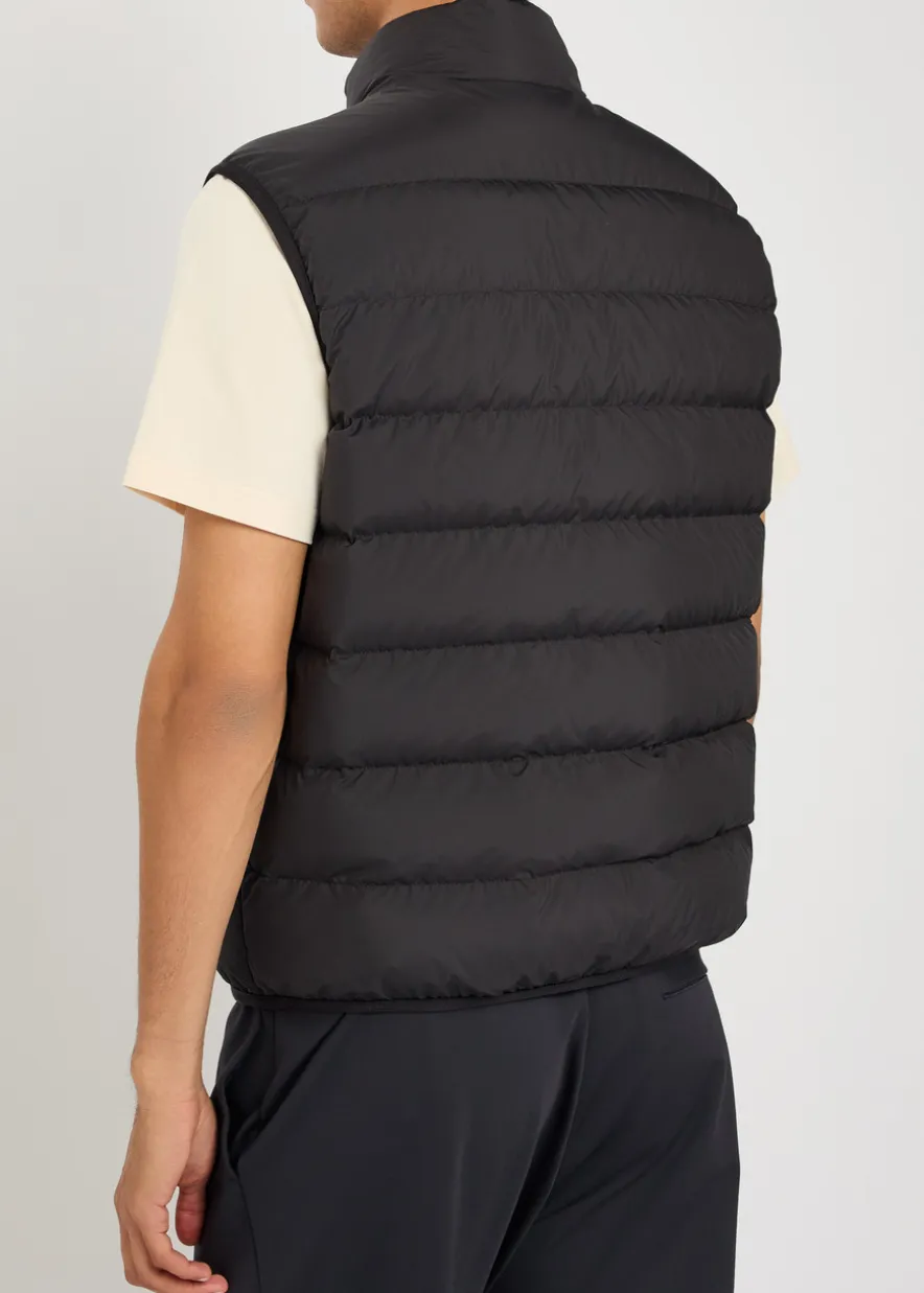 Contrin quilted shell gilet