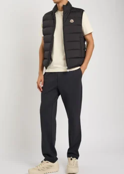 Contrin quilted shell gilet