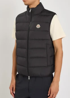 Contrin quilted shell gilet