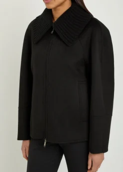 Cooksey wool and cashmere-blend jacket