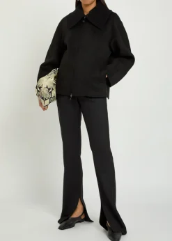 Cooksey wool and cashmere-blend jacket
