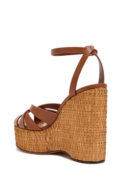 Copacabana 130 leather wedge heels