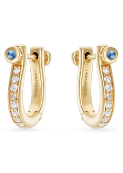 Cora 14kt gold vermeil hoop earrings