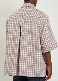 Corcoran checked twill shirt