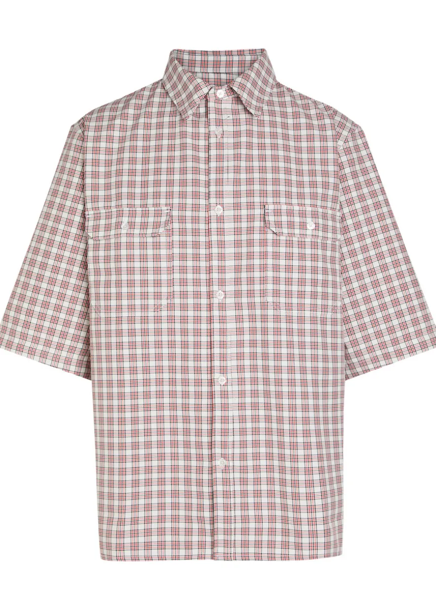 Corcoran checked twill shirt